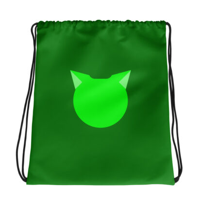 LING DARKGREEN DRAWSTRING BAG - Image 2