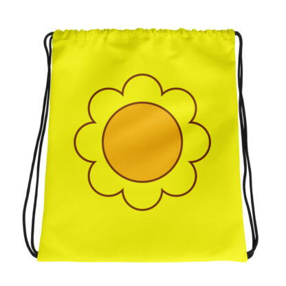 SUN YELLOW DRAWSTRING BAG - Image 2