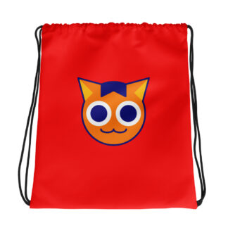 KAI RED DRAWSTRING BAG