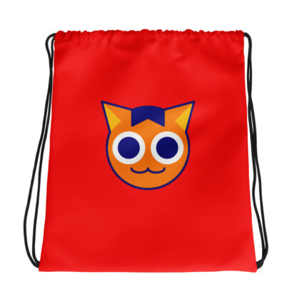 KAI RED DRAWSTRING BAG