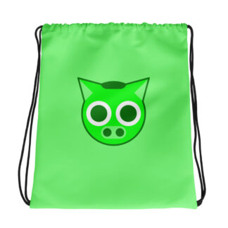 LING LIGHTGREEN DRAWSTRING BAG