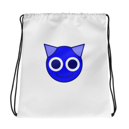 WING WHITE DRAWSTRING BAG