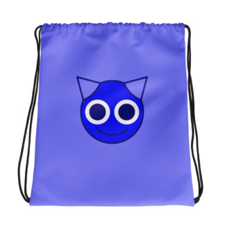 WING LIGHTBLUE DRAWSTRING BAG