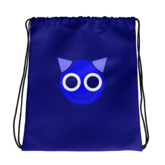 WING DARKBLUE DRAWSTRING BAG