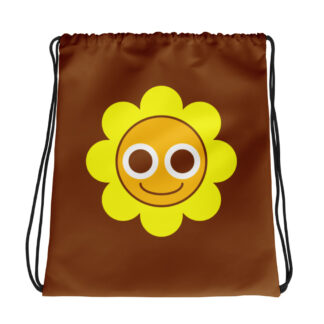 SUN DARKORANGE DRAWSTRING BAG