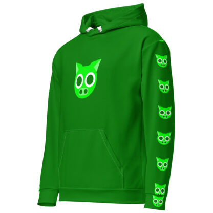 LING DARKGREEN HOODIE - Image 2